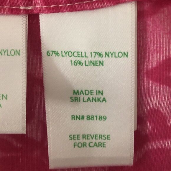 Lilly Pulitzer Kiran Button Down Top Womens Sz L Western Glam Pink White NEW - Picture 16 of 16